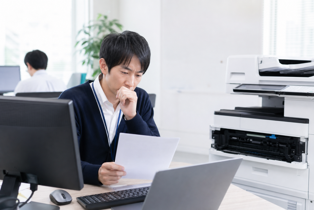 印刷ジョブが「削除中」のまま消えない主な原因