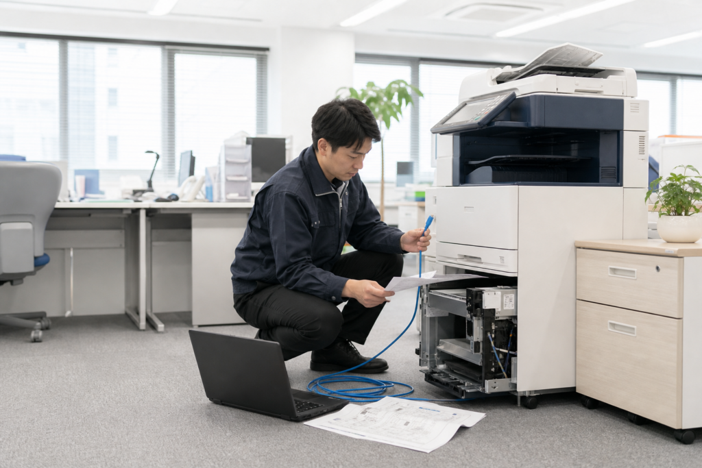 有線LANでも印刷できない場合と入れ替え時の対処法