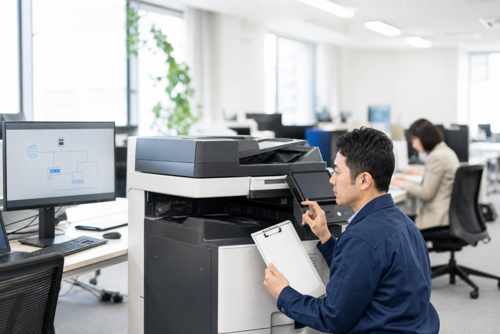 複合機のIPv6接続を切り分ける手順