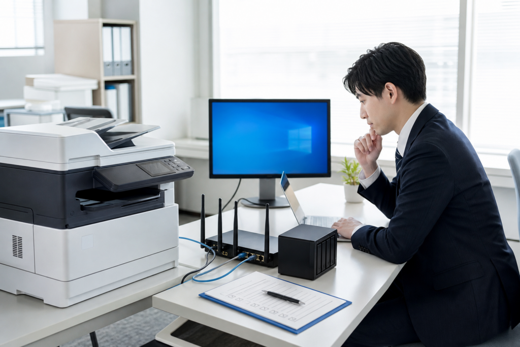 パスワードを直してもスキャンできない場合のチェックリスト
