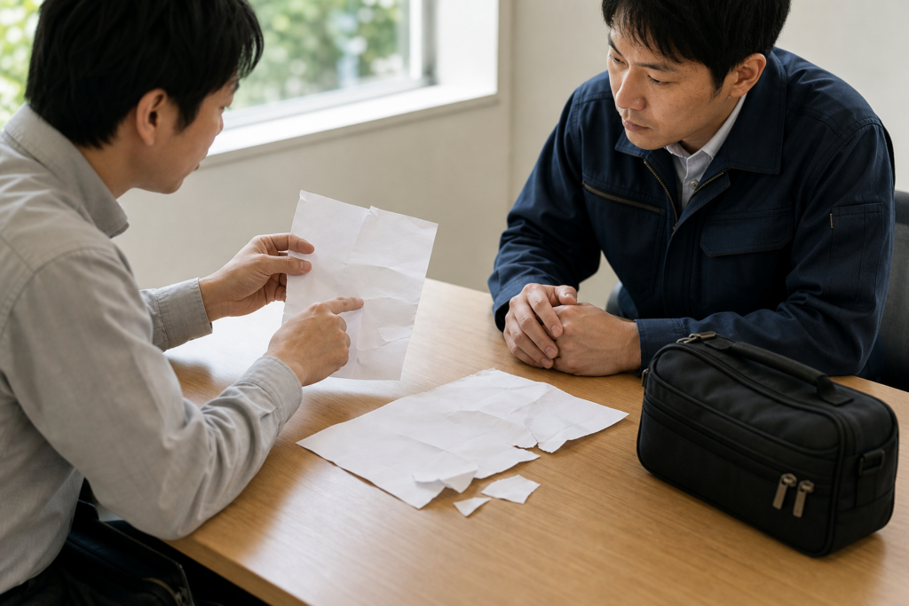 紙詰まりも続くときは保守窓口へのイメージ